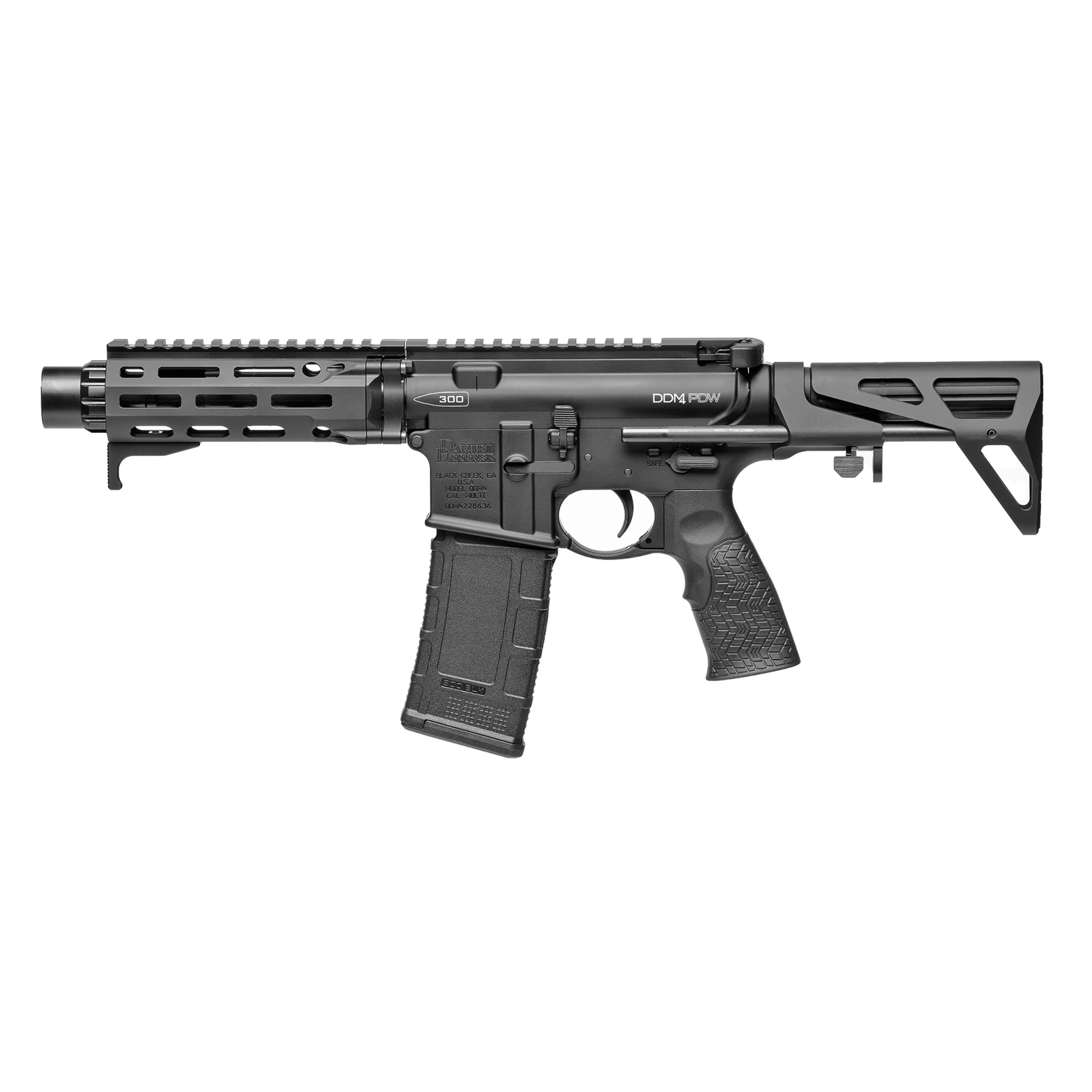 Daniel Defense DDM4 PDW SBR 300 Blackout Rifle