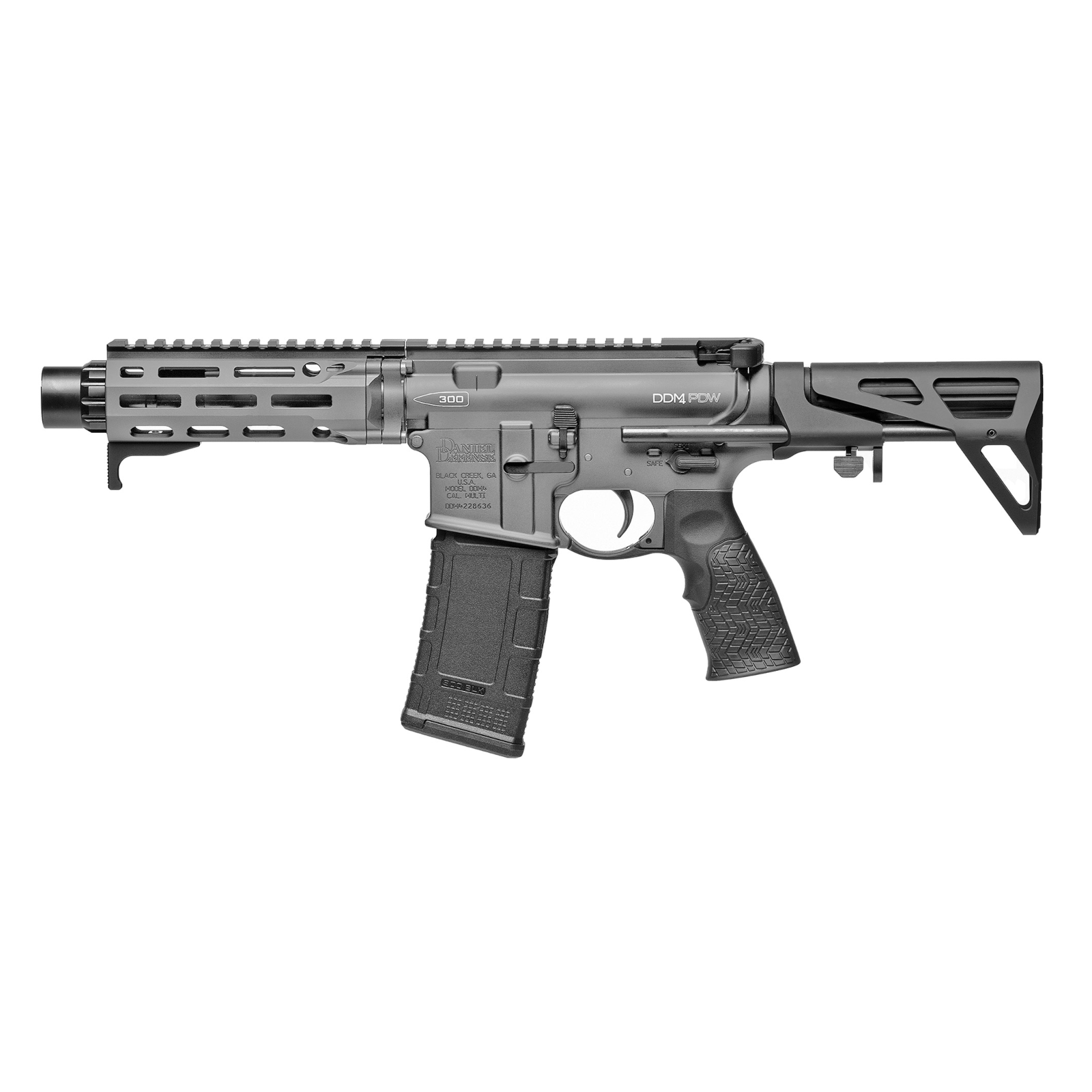 Daniel Defense DDM4 PDW SBR 300 Blackout Rifle