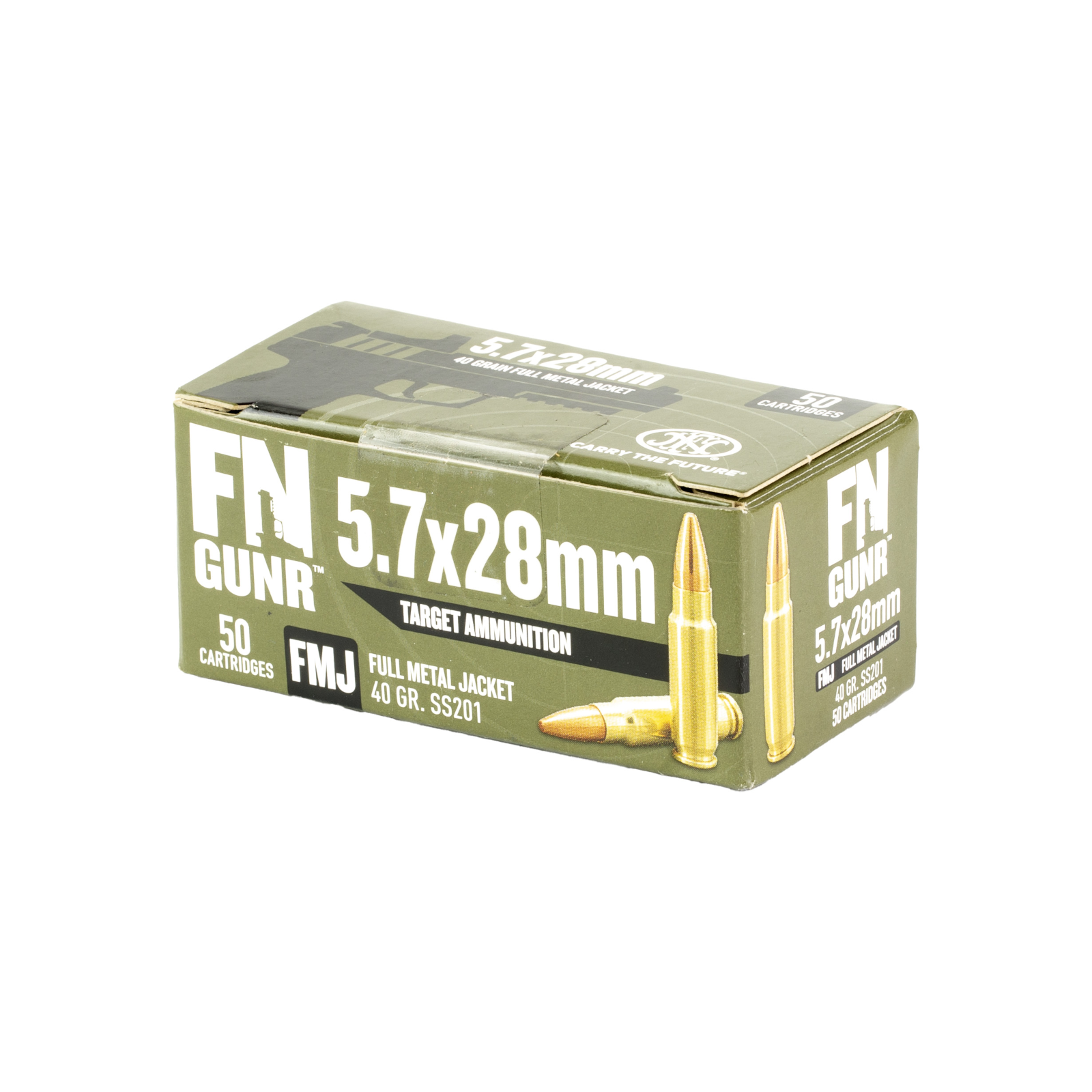 FN GUNR SS201 5.7X28mm Full Metal Jacket Ammunition