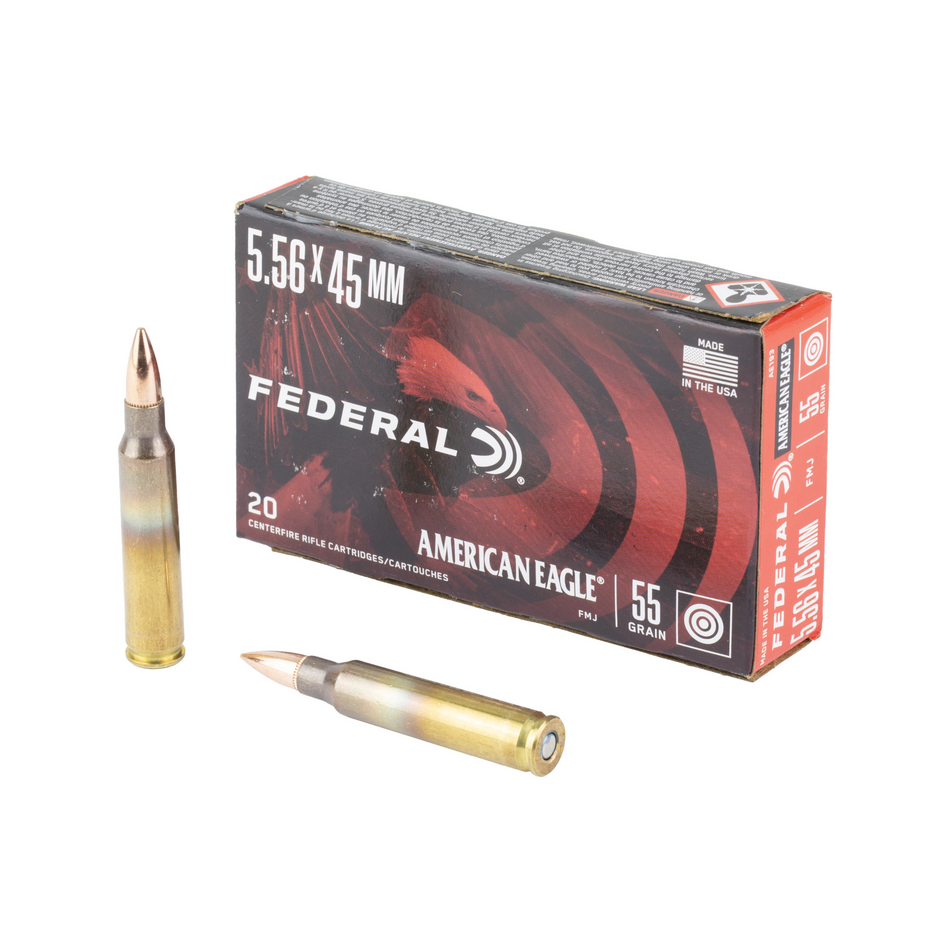 Federal American Eagle 5.56x45mm Full Metal Jacket Ammunition