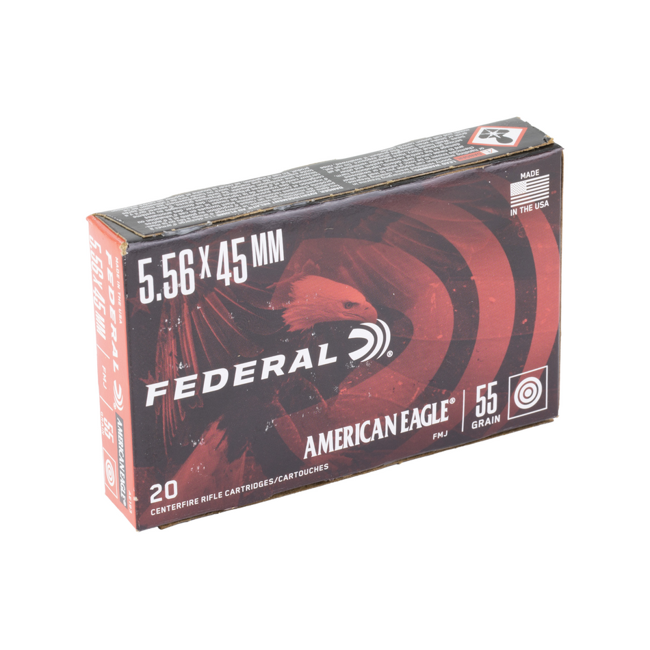 Federal American Eagle 5.56x45mm Full Metal Jacket Ammunition