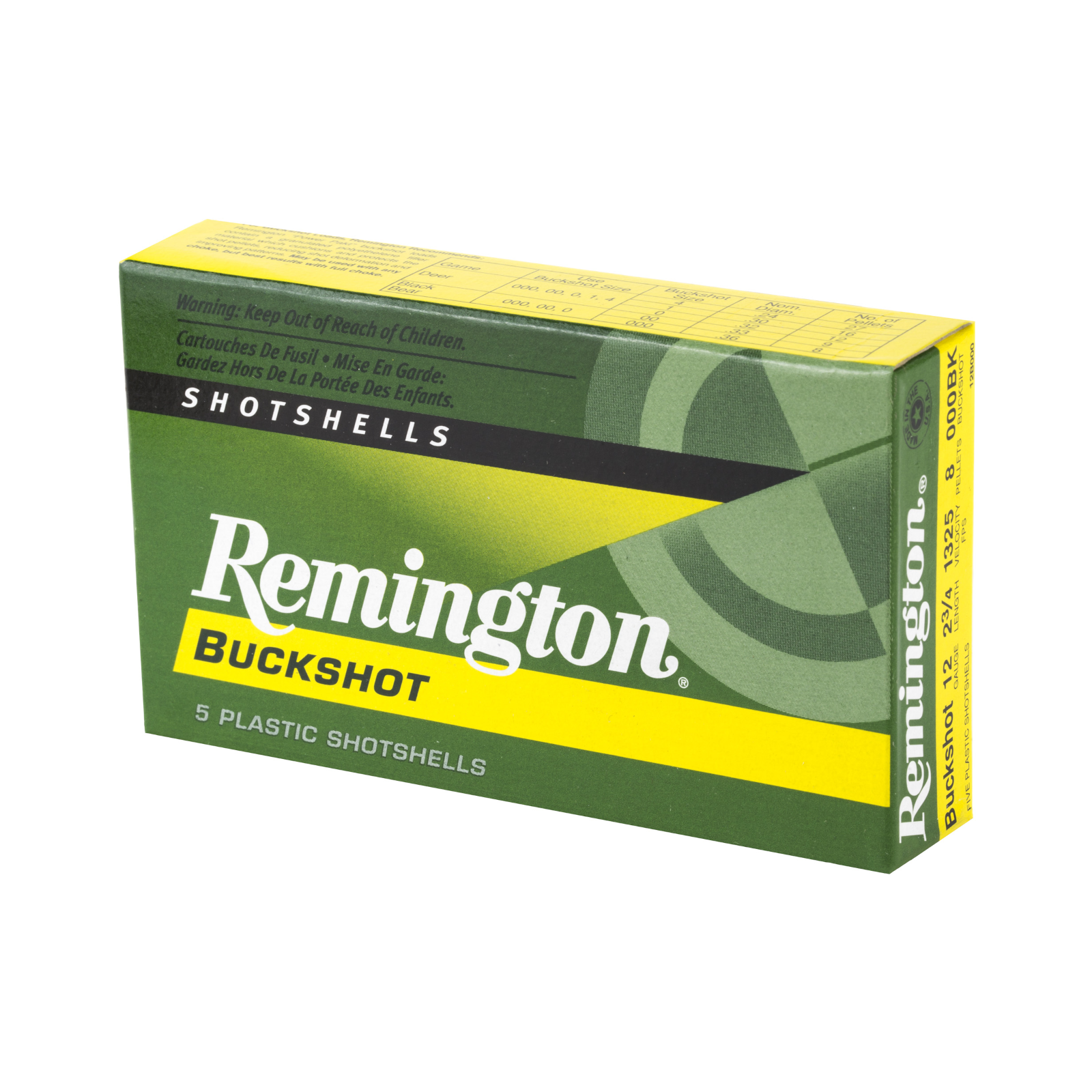 Remington 12 Gauge Buckshot Ammunition