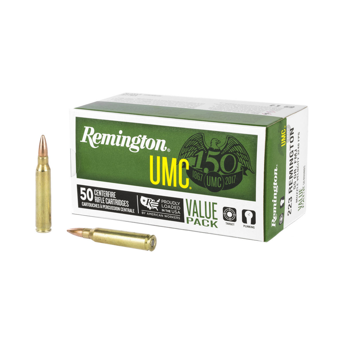 Remington .223 Full Metal Jacket Ammunition