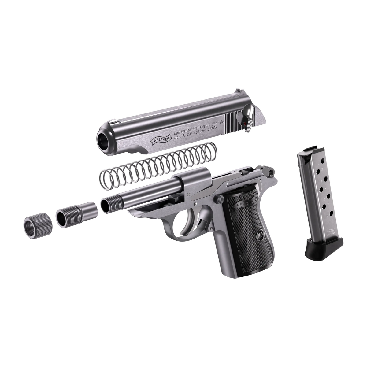 Walther PP SD .32 ACP Pistol
