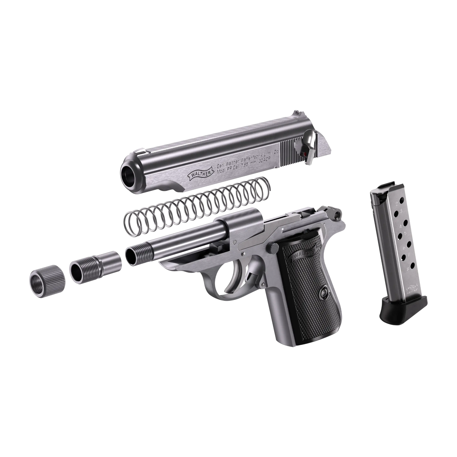 Walther PP SD .32 ACP Pistol